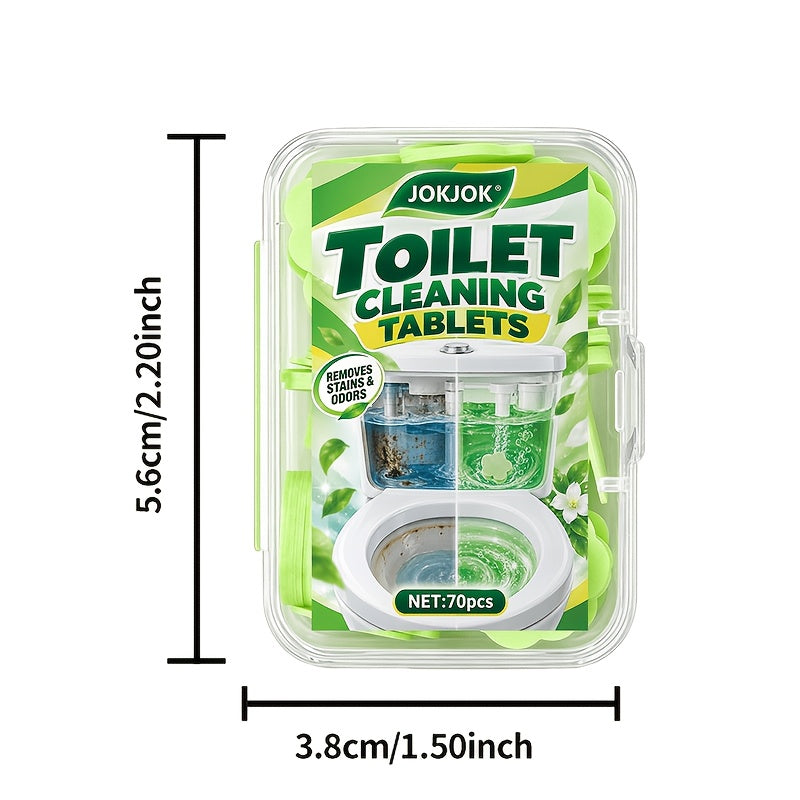 Pastilles Nettoyantes pour Toilettes, Feuilles de Nettoyage Dissolubles pour Salles de Bains, Utilisation Facile et Entretien Quotidien