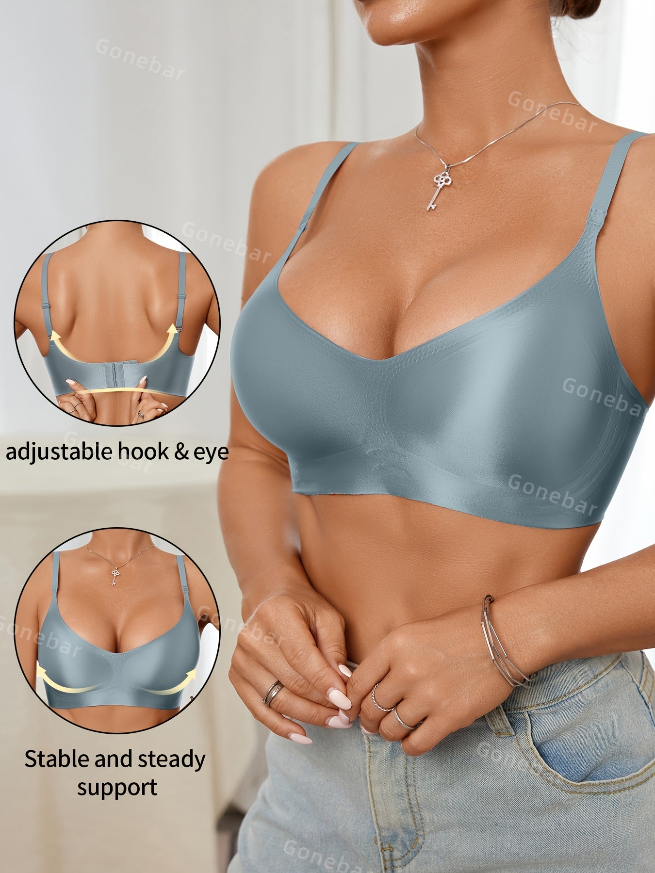 Soutien-gorge sans coutures pour femme (lot de 3)