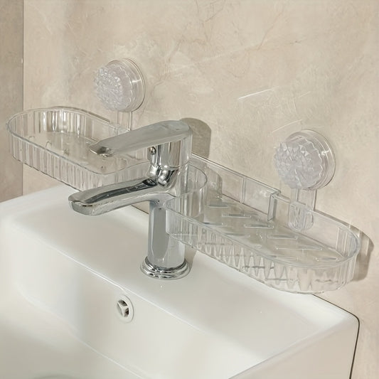 Un porte-accessoires haut de gamme pour robinet de lavabo, sans perçage
