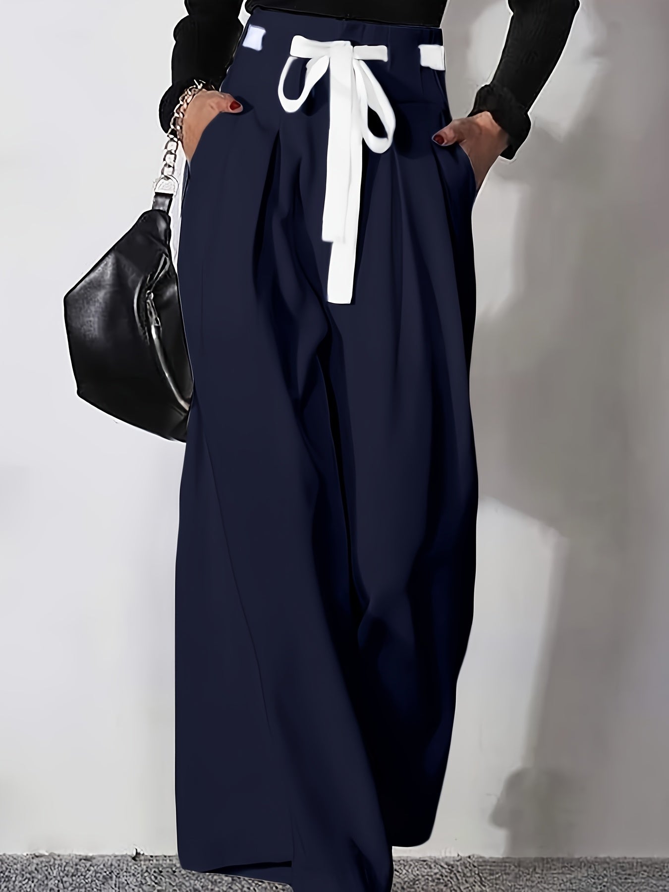 Pantalon large élégant et tendance