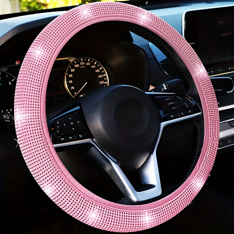 Housse de volant de voiture luxueuse et bling-bling - Extensible - Topdecheztop.fr
