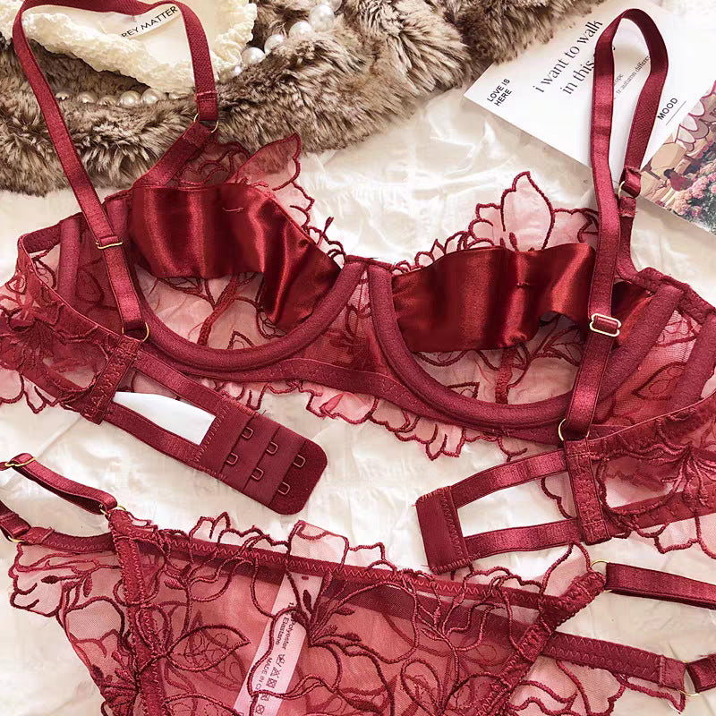 Ensemble soutien-gorge et culotte en dentelle