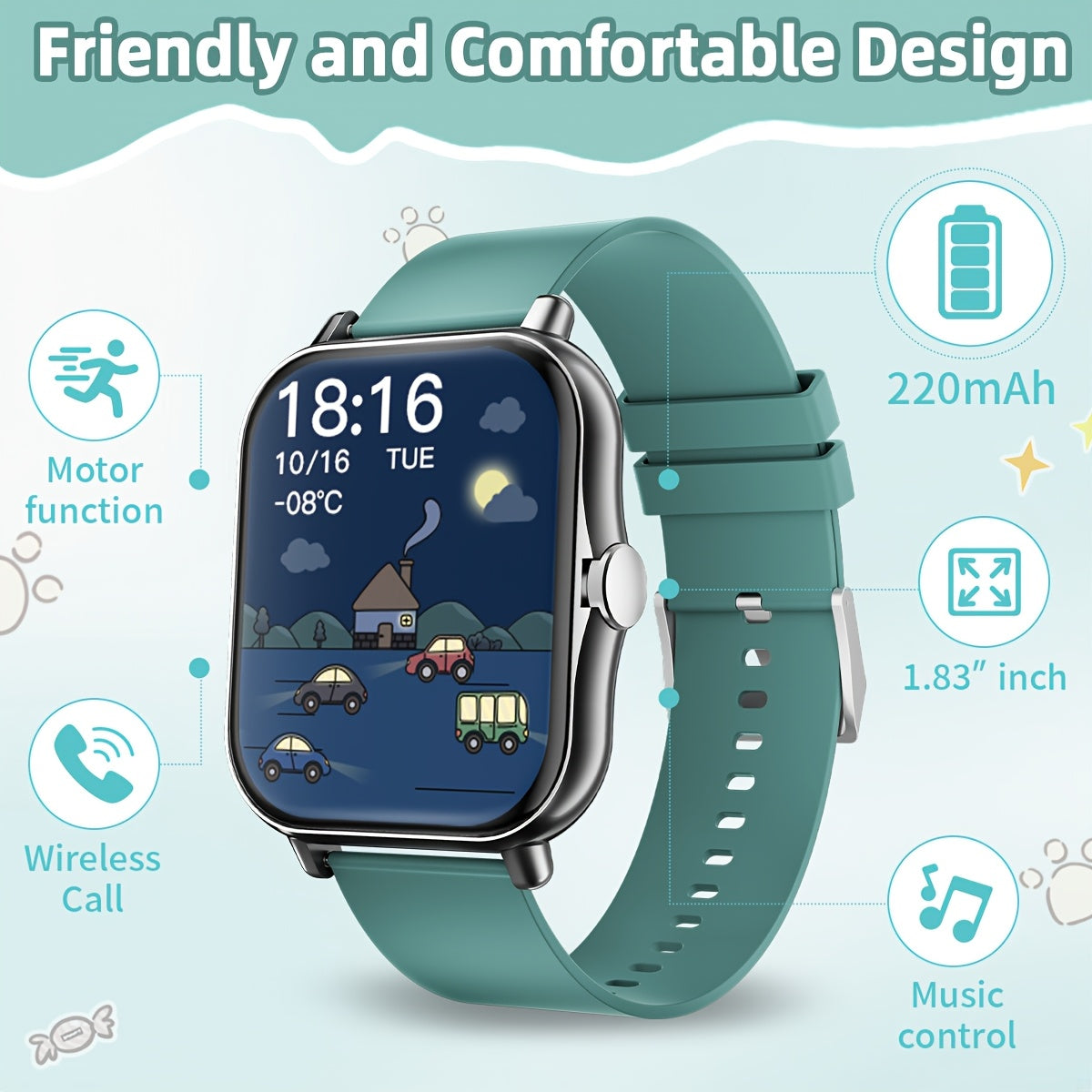 Montre connectée pour ados