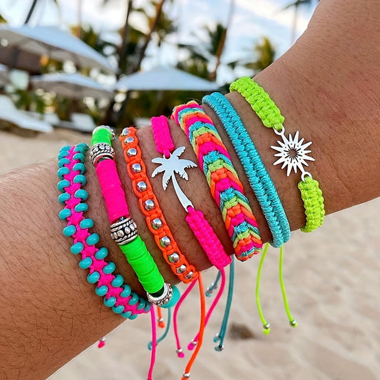 Ensemble de 7 bracelets bohème chic pour femme - Topdecheztop.fr
