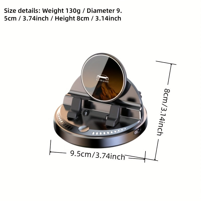 Support de téléphone à charge rapide sans fil 15 W, support de voiture