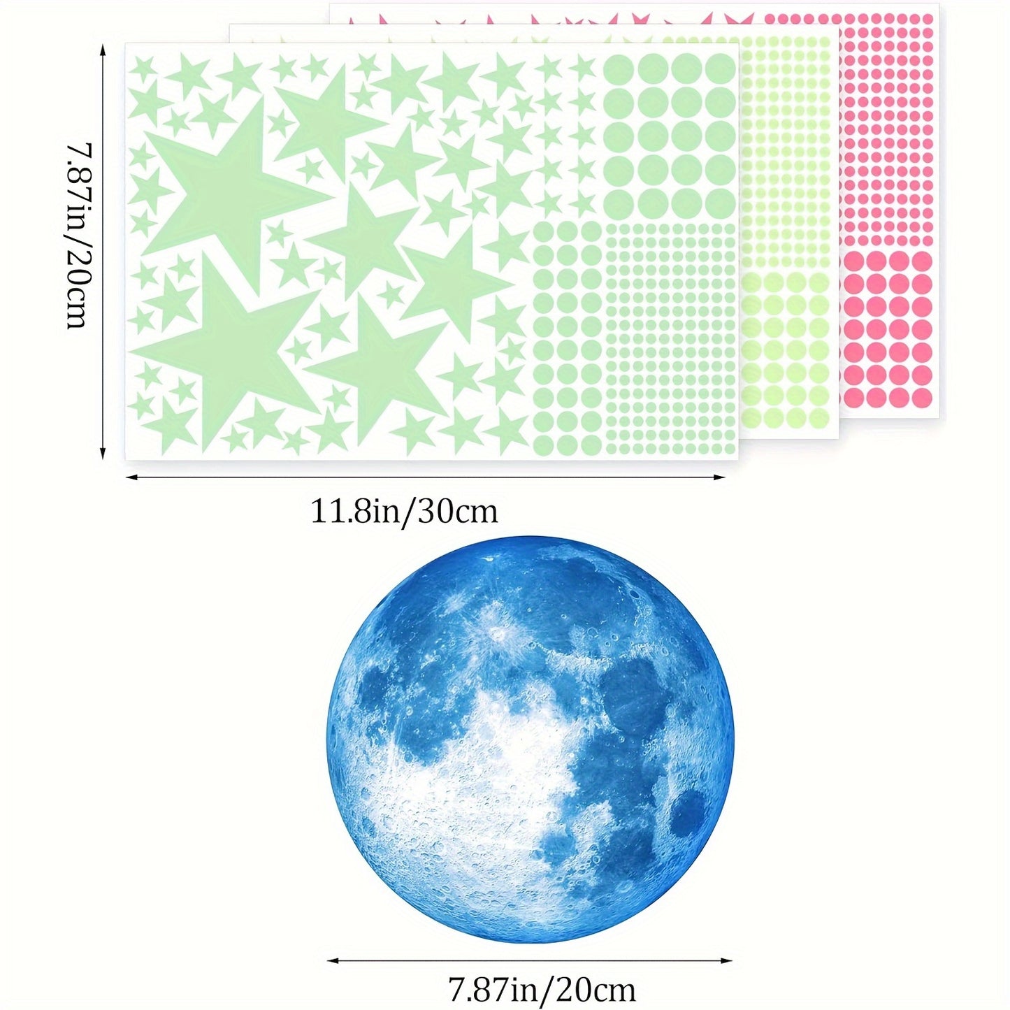1208 étoiles lumineuses