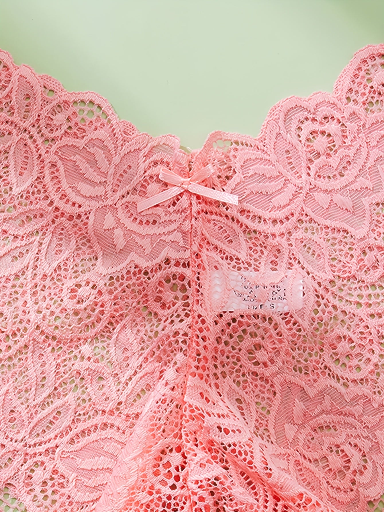 Lot de 5 culottes en dentelle taille basse pour femme, de couleurs aléatoires