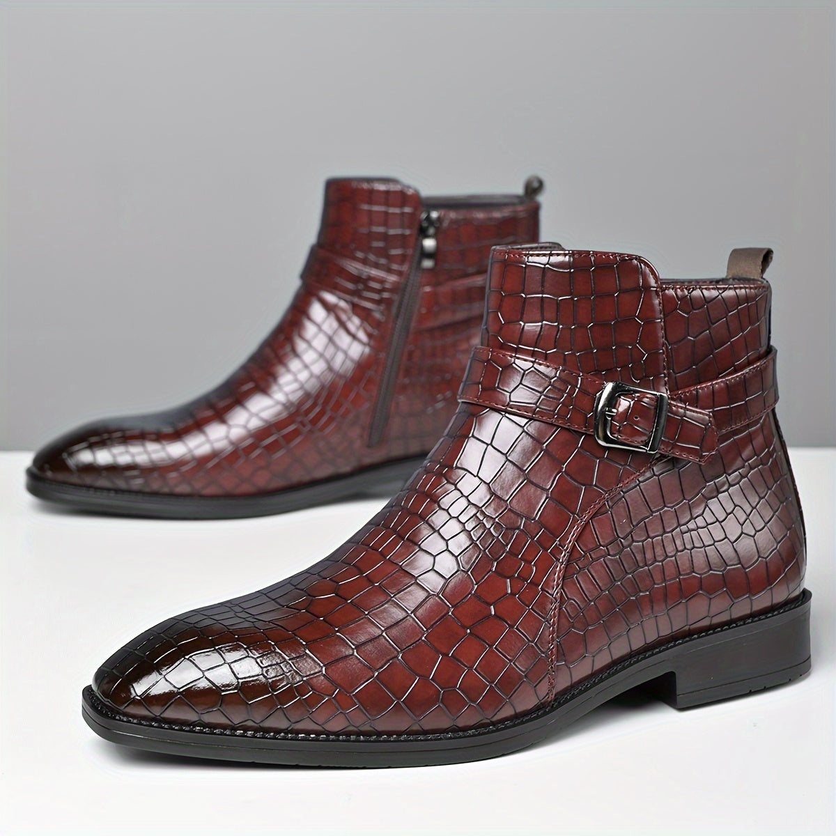 Bottines Chelsea vintage élégantes pour homme - Confortables