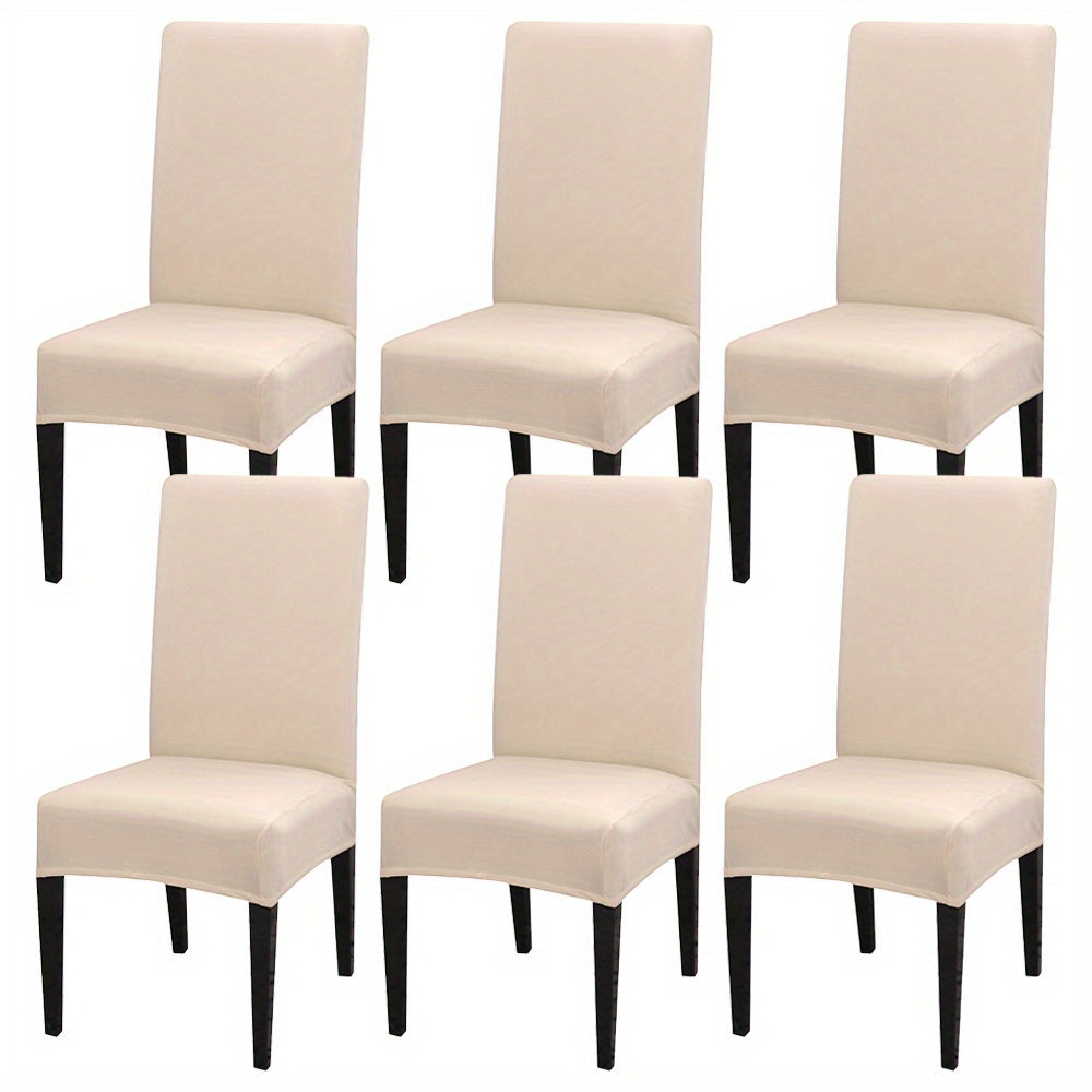 Housses de chaise extensibles en tissu fibreux, style classique - Topdecheztop.fr