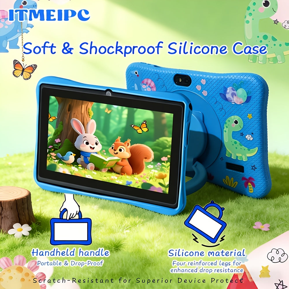 Tablette ITMEIPC 7 pouces Android 14, 4 Go de RAM