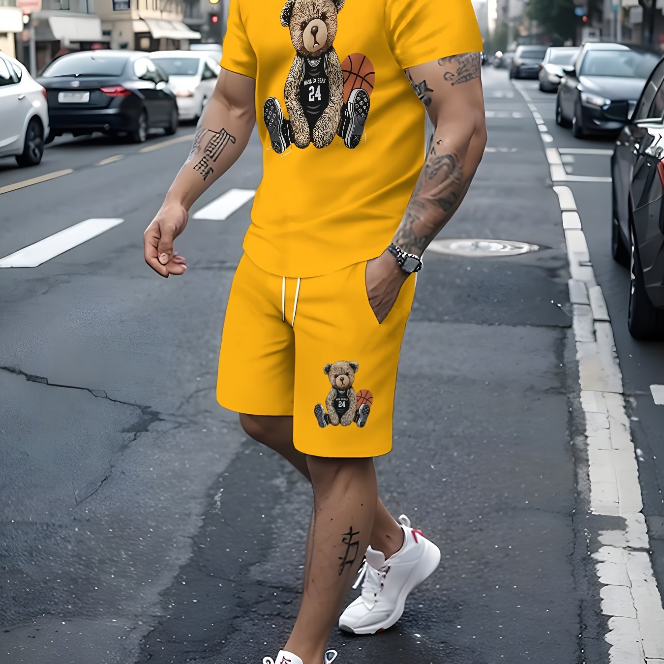 Ensemble décontracté fantaisie pour homme