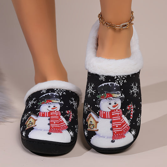 Chaussons confortables en forme de Père Noël