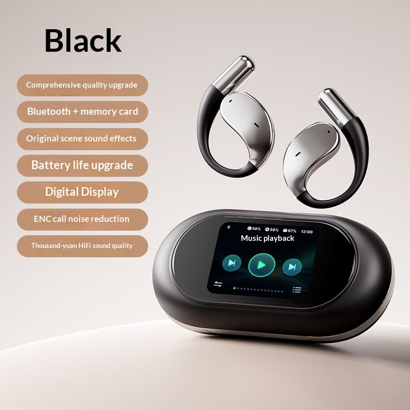 Écouteurs sans fil Bluetooth compatibles avec les cartes MP3