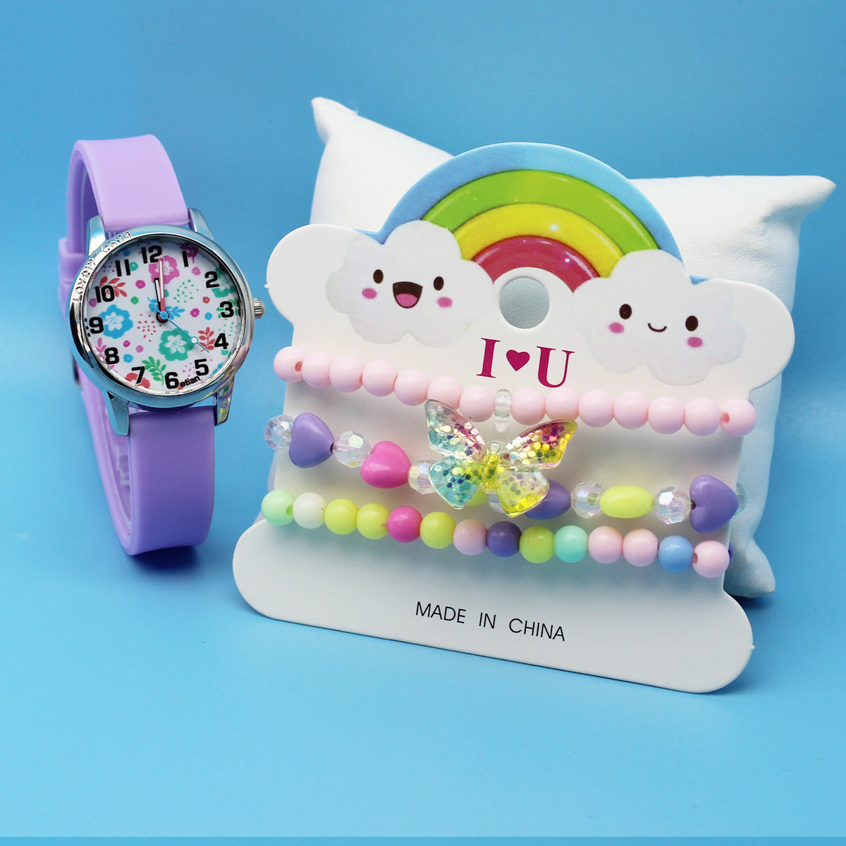 Ensemble de montre de dessin animé mignon pour enfants 10