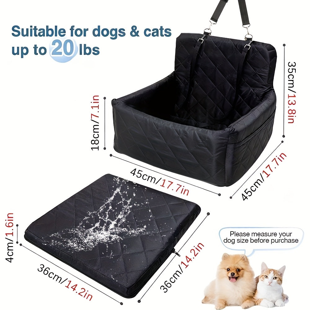 Siège auto portable de luxe pour chien / chat