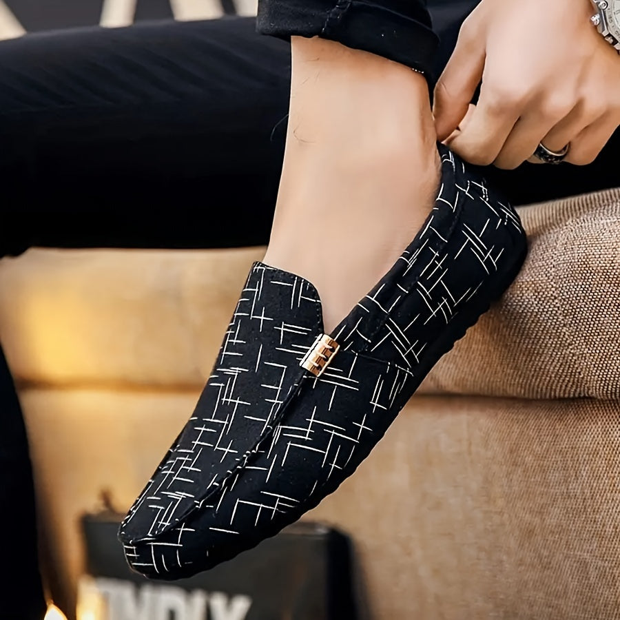 Mocassins légers à enfiler pour hommes grandes tailles, confortables, antidérapants