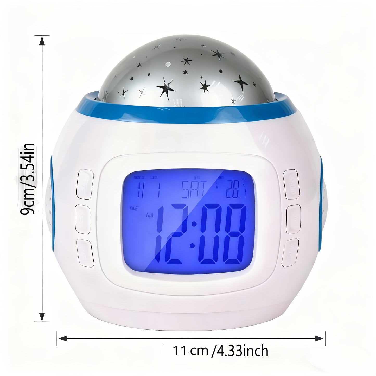 Réveil projecteur de ciel étoilé transformant votre espace en dôme céleste captivant