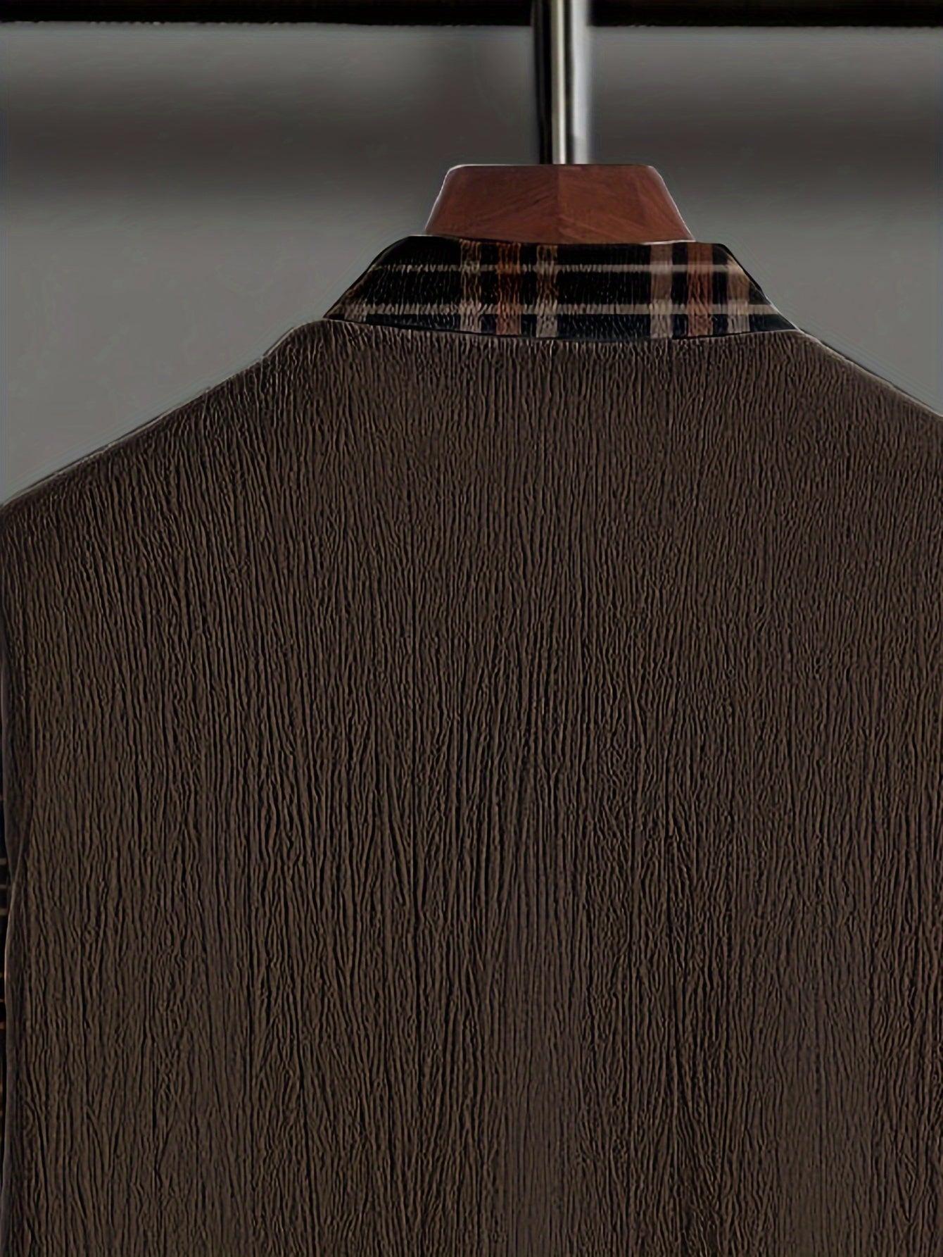 Ensemble chemise en maille pour homme, grandes tailles