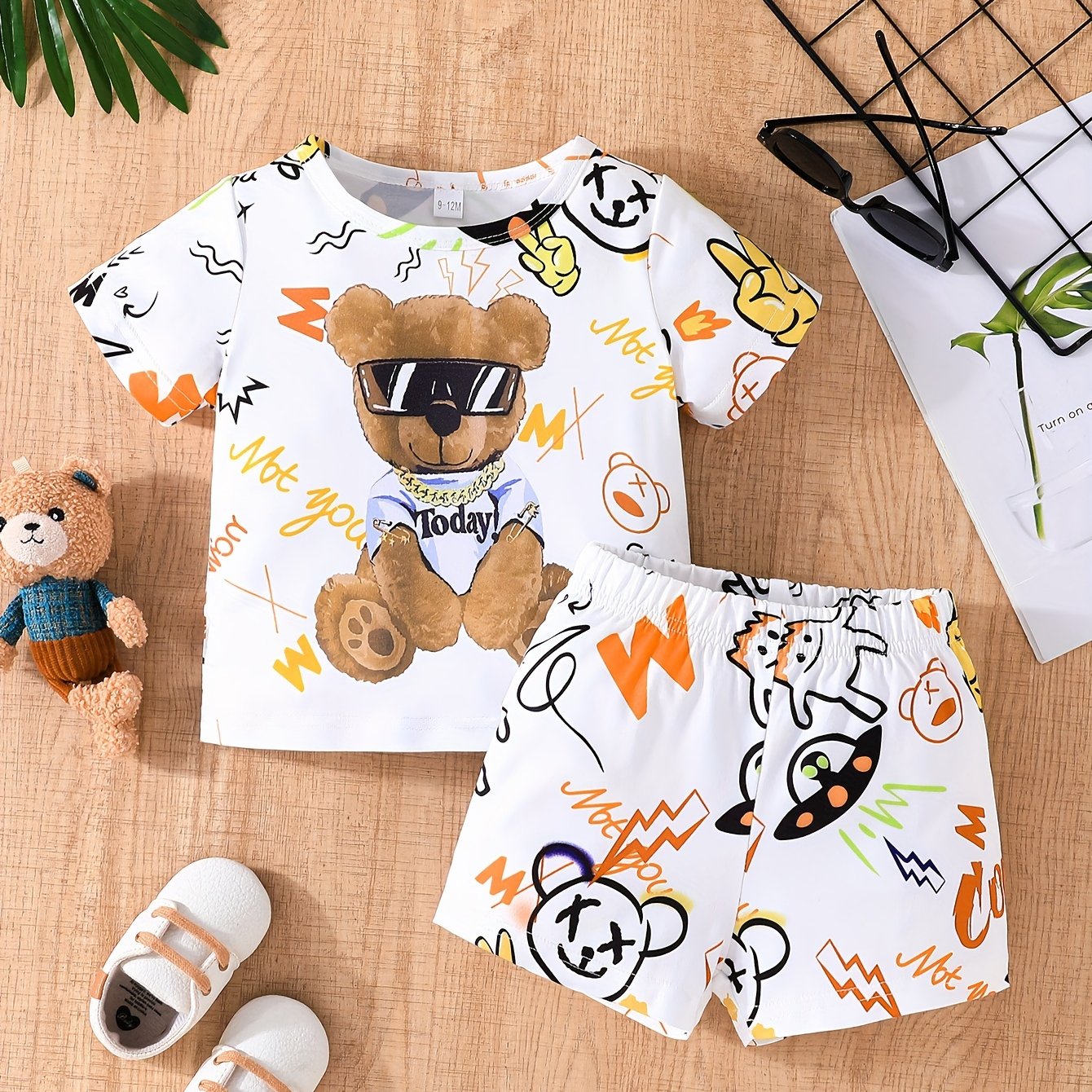 Ensemble 2 pièces d'été pour bébé et tout-petit - Topdecheztop.fr