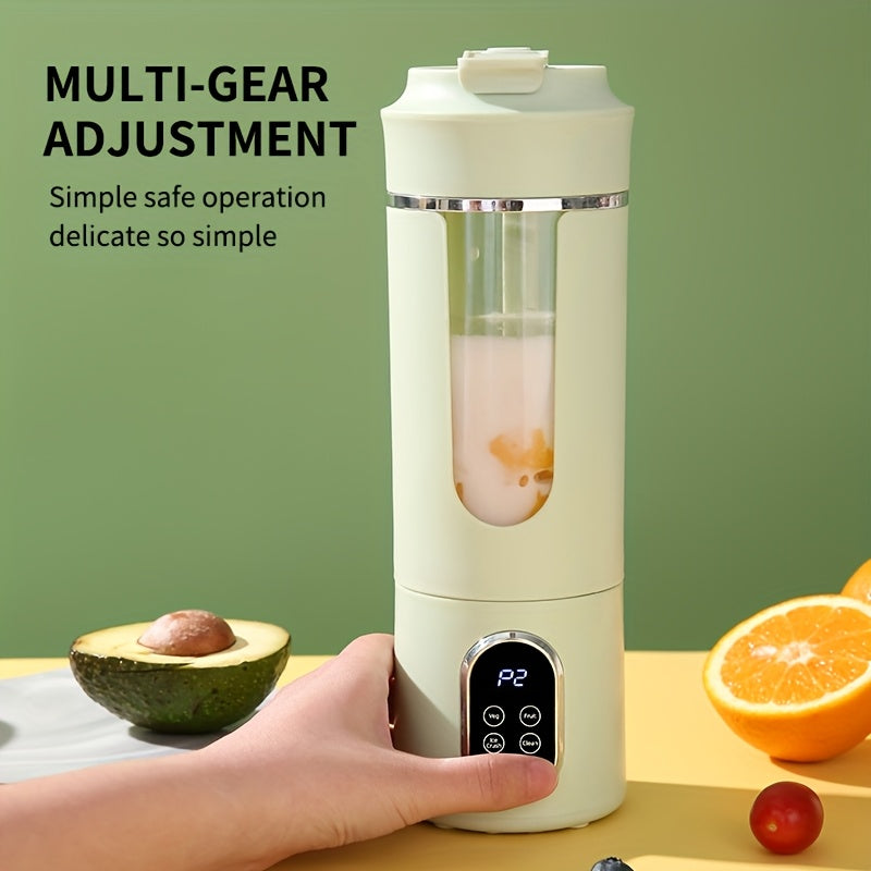 Blender portable rechargeable USB 530 ml avec affichage LED - Puissant broyeur de glace 7,4 V