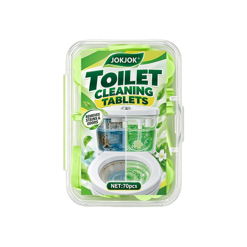 Pastilles Nettoyantes pour Toilettes, Feuilles de Nettoyage Dissolubles pour Salles de Bains, Utilisation Facile et Entretien Quotidien