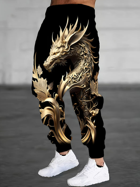 Pantalon de jogging  imprimé dragon