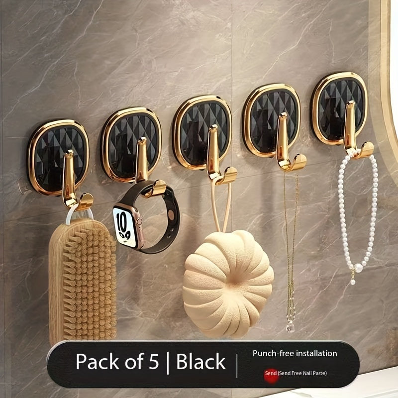 Lot de  10 crochets muraux de luxe en acrylique - Topdecheztop.fr