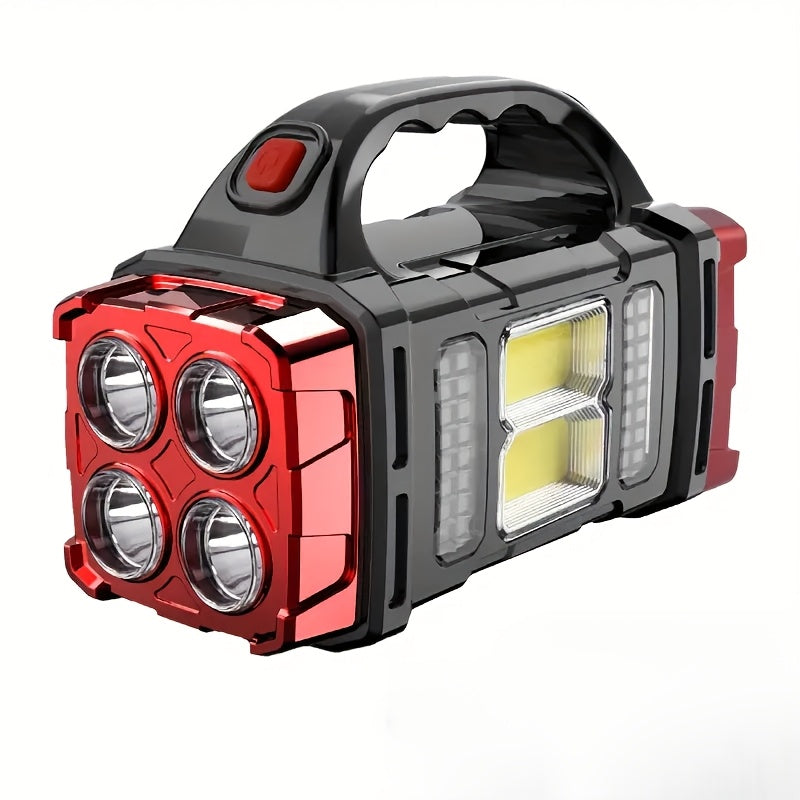 1 pièce Lampe de camping solaire rechargeable, 1 pièce Lampe de camping solaire LED, lampe torche portable et rechargeable lumineuse, convient pour l'extérieur, la randonnée, le camping IP67