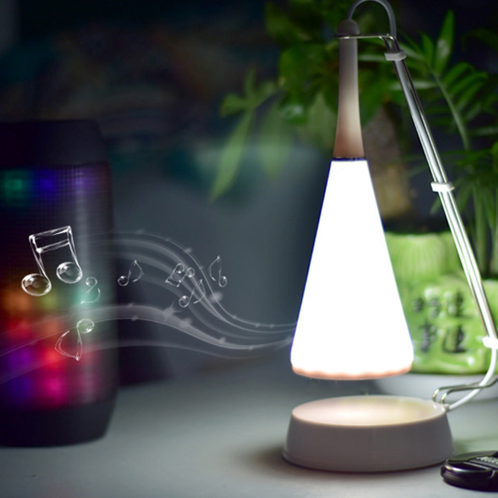Lampe de table LED avec haut-parleur Bluetooth tactile, lampe de bureau musicale, lampe de chevet USB, chargeur