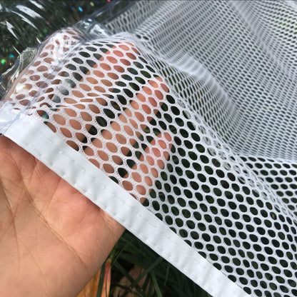 Hamac gonflable pliable transparent avec flotteur à paillettes