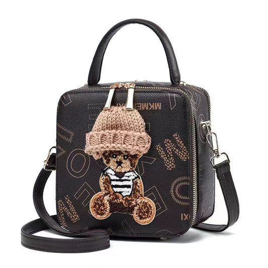 Sac à bandoulière tendance et portable en forme d'ours - Topdecheztop.fr