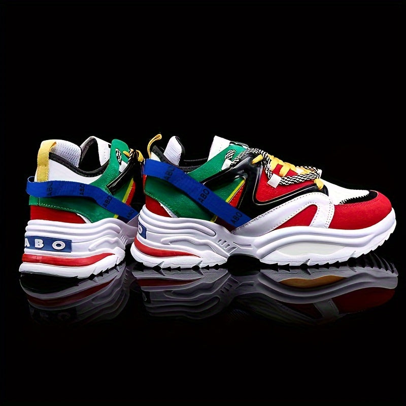 Baskets montantes tendance pour hommes - Chaussures décontractées polyvalentes