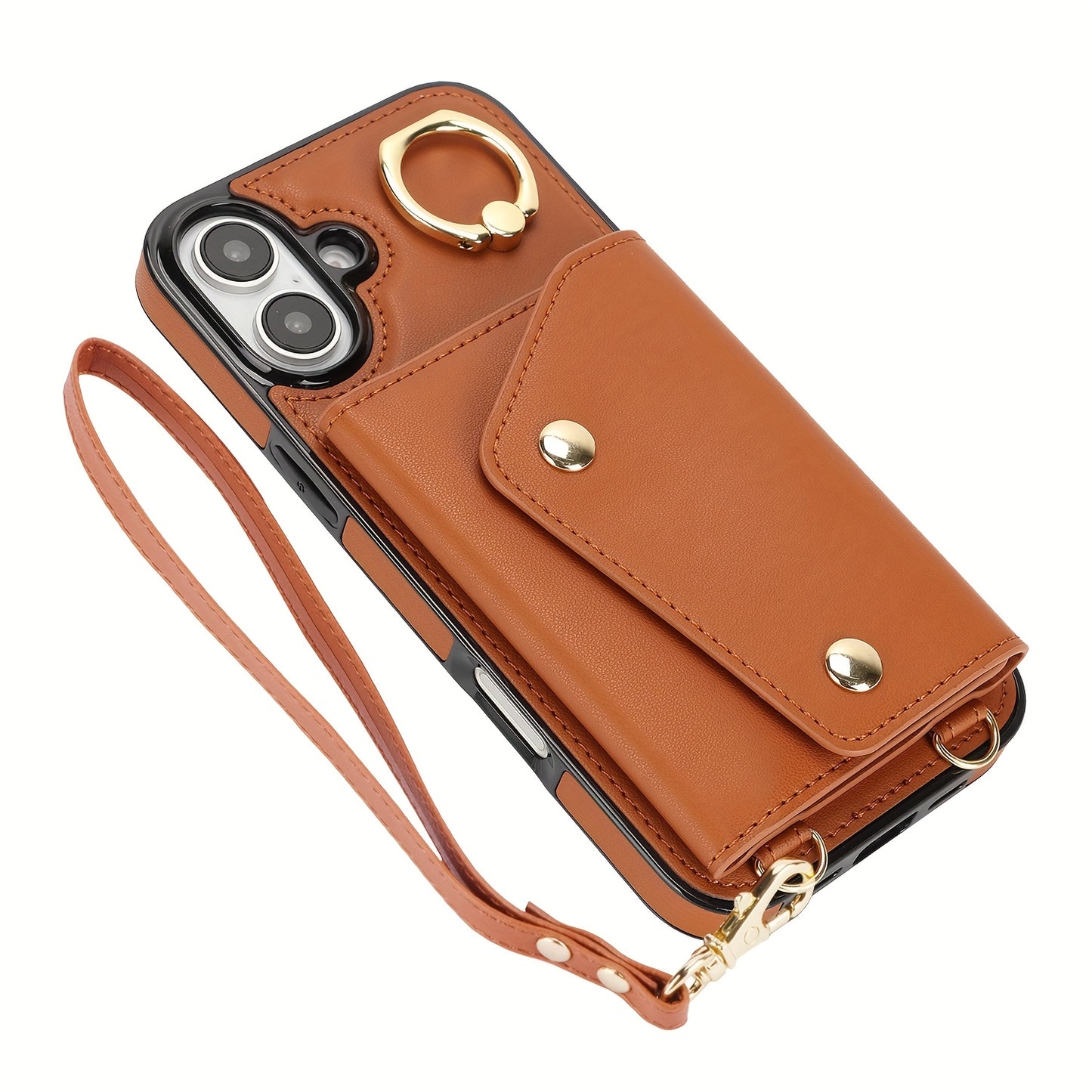 Etui portefeuille bandoulière pour femme est compatible avec les iPhone