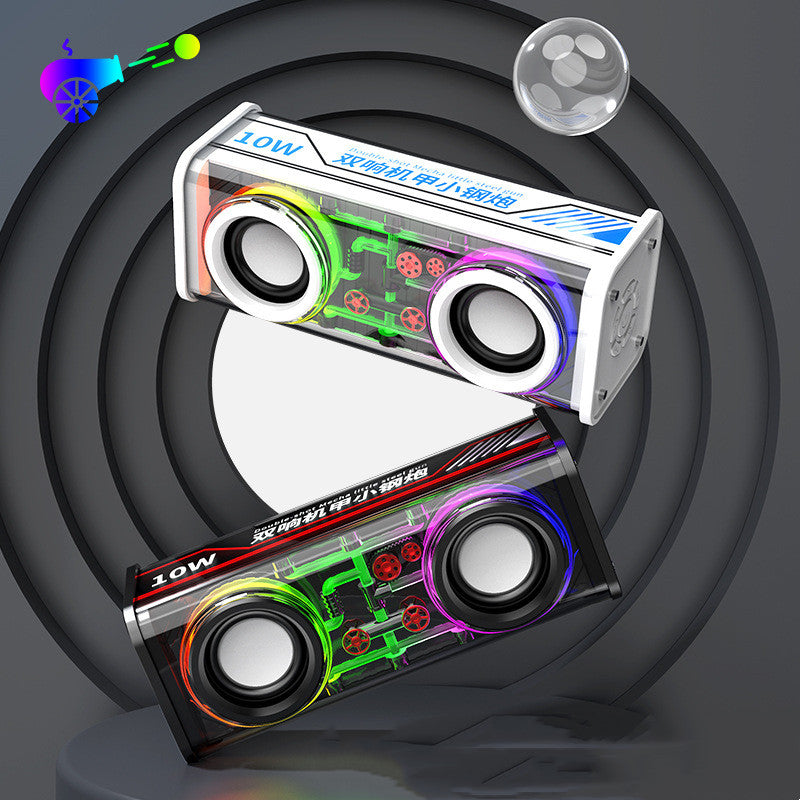 Enceinte Bluetooth transparente Mecha haute puissance