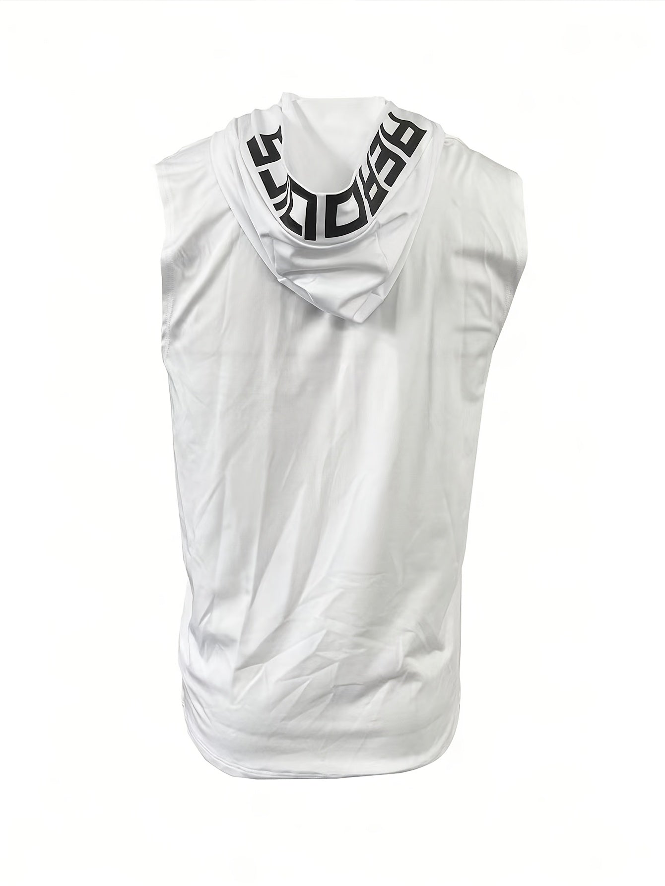 Débardeur d'entraînement à capuche haute élasticité et séchage rapide