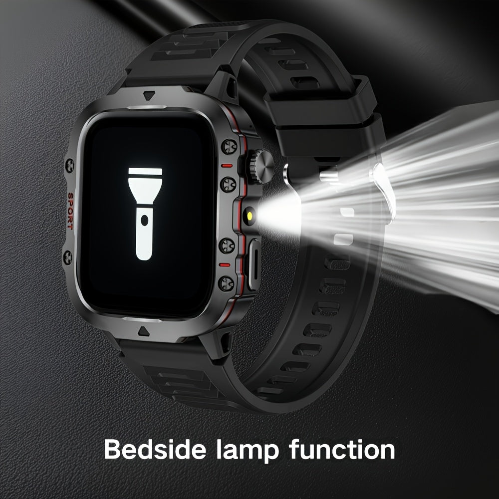 Cette montre connectée avec écran tactile permet de passer des appels sans fil et de recevoir des notifications de messages