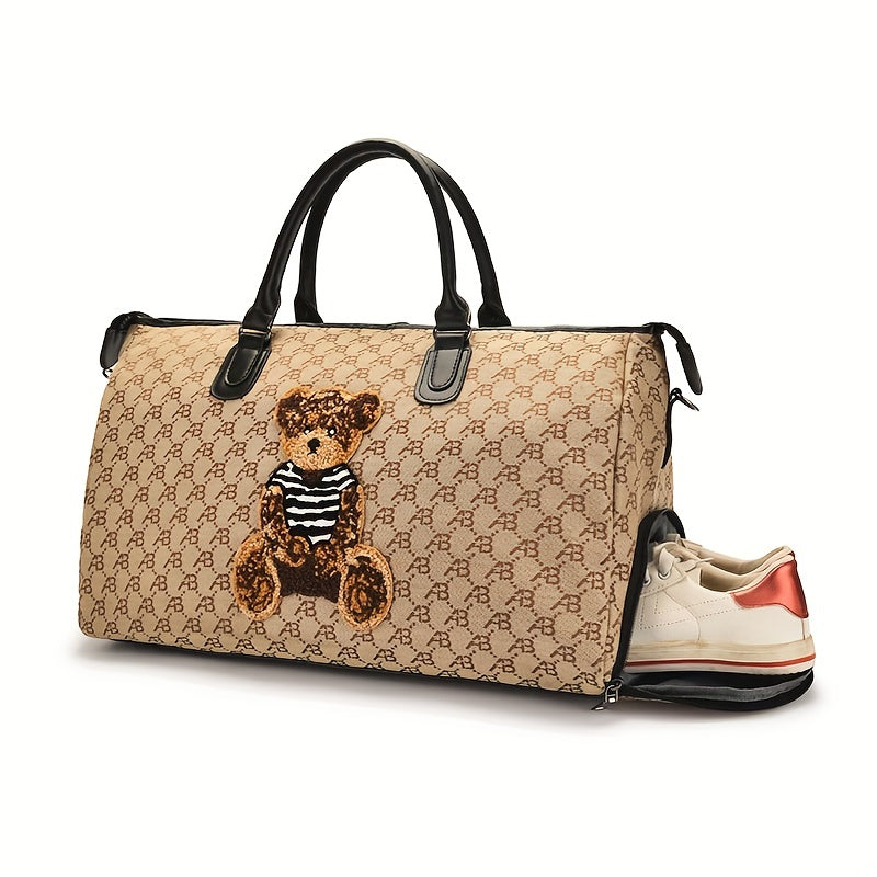 Sac de voyage portable en forme d'ours