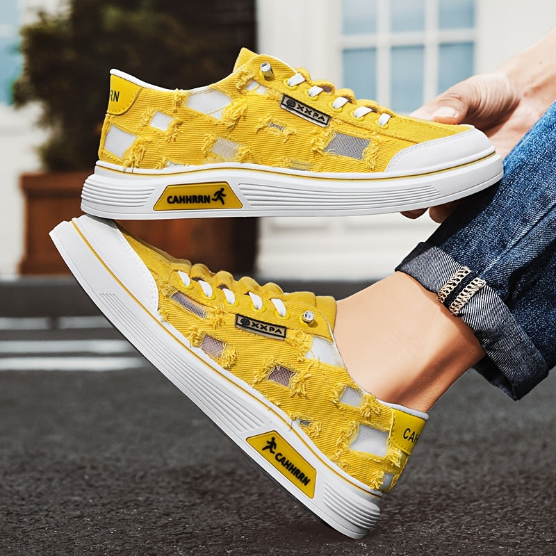 Baskets en toile respirante pour homme