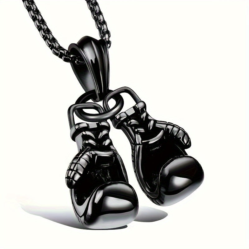 Collier avec pendentif en forme de gants de boxe - Topdecheztop.fr