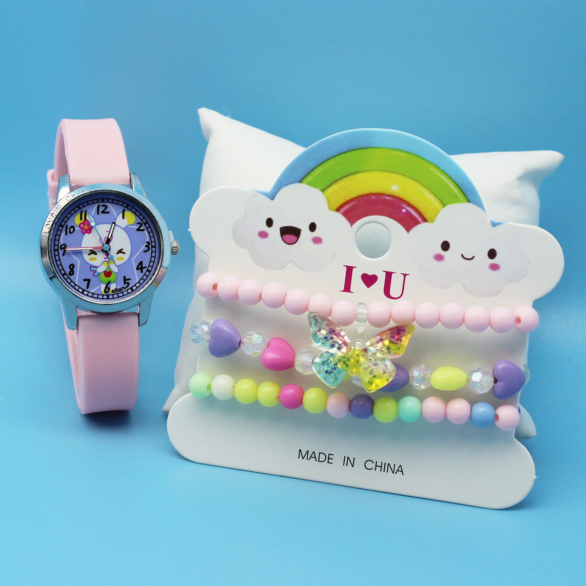 Ensemble de montre de dessin animé mignon pour enfants 9