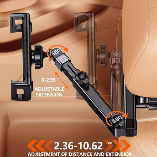 Support de tablette pour appui-tête de voiture, réglable et rotatif à 360° - Topdecheztop.fr