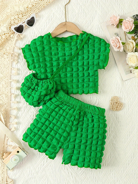 Ensemble trois pièces pour filles - Topdecheztop.fr