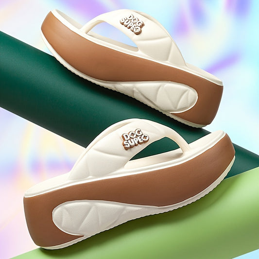 Tongs d'été à semelle souple pour femmes, sandales de plage décontractées - Topdecheztop.fr