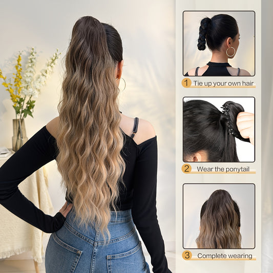 Extension de queue de cheval synthétique pour femme, 1 pièce - Topdecheztop.fr