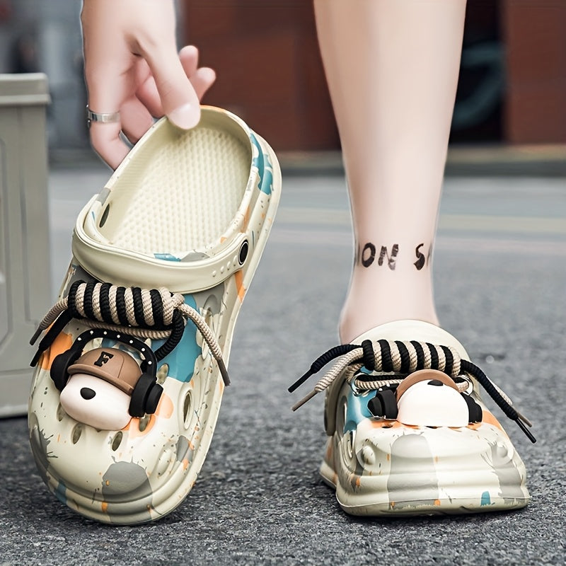 Sabots pour hommes/femmes à semelles épaisses , doux et confortables pour les loisirs de plein air, antidérapants et durables.