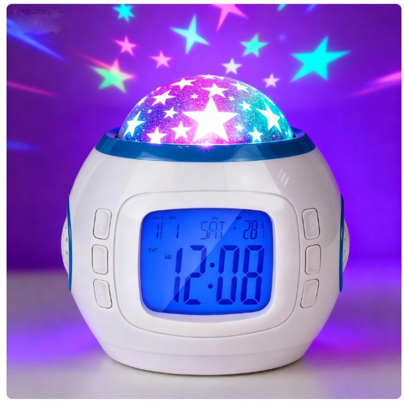 Réveil projecteur de ciel étoilé transformant votre espace en dôme céleste captivant