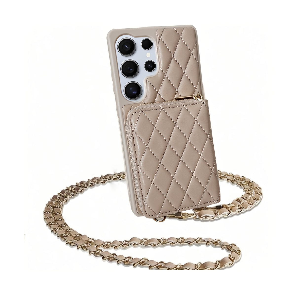 Etui de protection pour téléphone avec fermeture éclair en similicuir microfibre, IPHONE,SAMSUNG