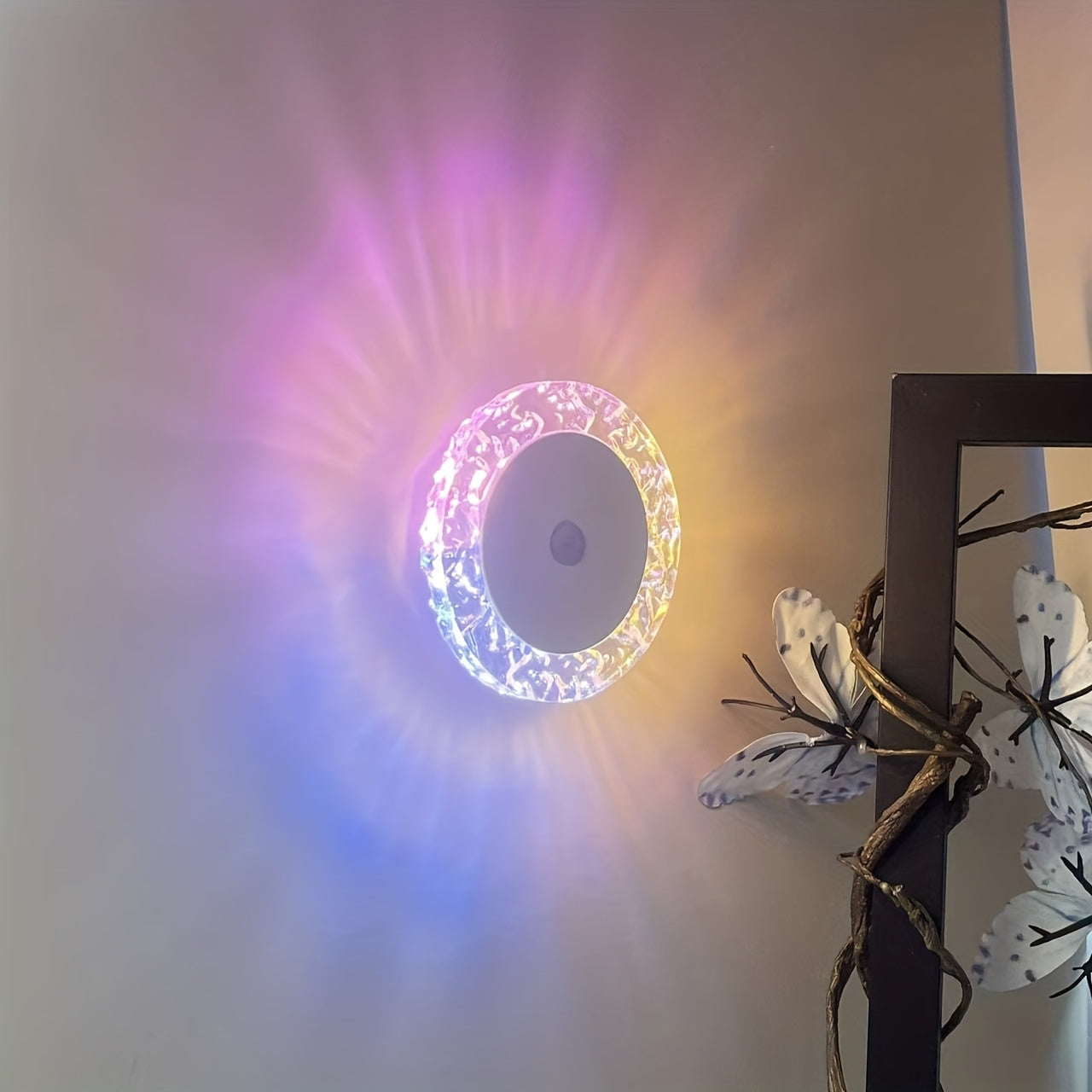 Veilleuse élégante et intelligente à détecteur de mouvement, rechargeable par USB