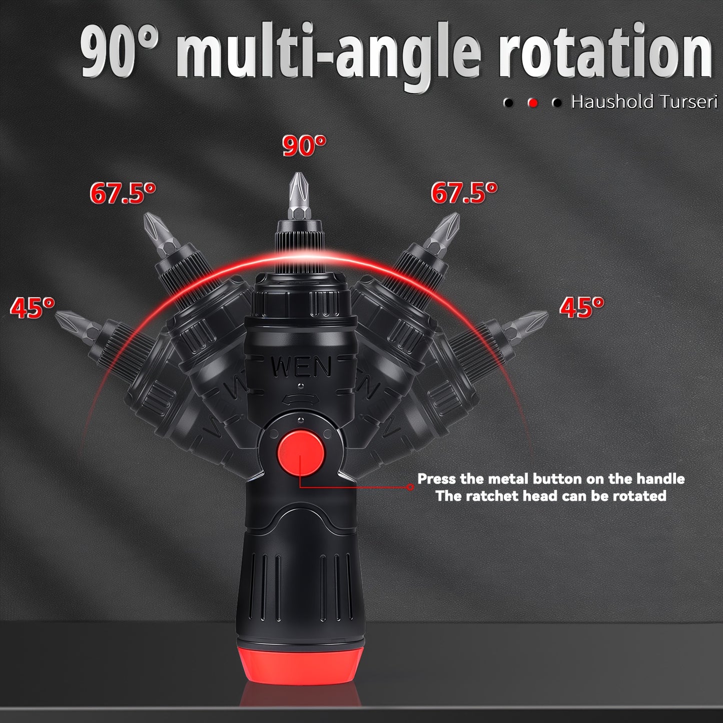 Jeu de tournevis de forme spéciale, comprenant 8 embouts et 16 modèles