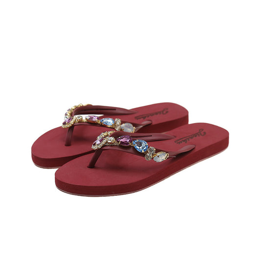 Chaussons plats décontractés pour la plage et la mode pour femmes - Topdecheztop.fr